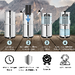 Monderma Black Filters - 2 Cartouches de Filtration  12 mois, compatibles avec les Systèmes Berkey