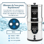 Big berkey® 8.5 L - 2 filtres black berkey