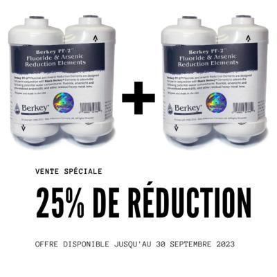 Filtres PF-2™ lot de 2 packs - pour filtre à eau Berkey®