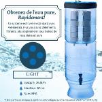 Berkey® light™ 10.4 litres - 4 filtres black berkey