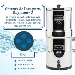big berkey® 8.5 L - 4 filtres black berkey