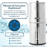 Imperial berkey® 17 litres - 6 filtres