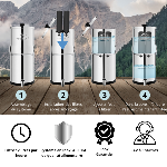 Monderma Black Filters - 4 Cartouches de Filtration , 24 mois, compatibles avec les Systèmes Berkey