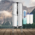 Fontaine à eau Monderma Max Big 8.5L - inclus filtres 2 FTO+, 1 base inox, 1 robinet avec vue