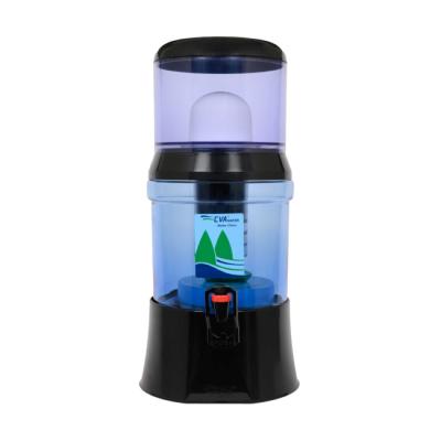Fontaine Eva - bep - 7 litres - cuve en verre - noire|avec magnétisation