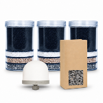 Pack filtration EVA - 18 mois - 3 cartouches - 1 céramiques - 1 recharge minéraux