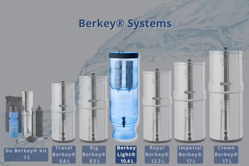 Big Berkey® 8.5 litres 4 filtres Black Berkey – fontaine a gravité