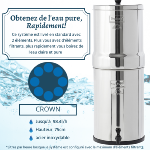 Crown berkey® 22.7 litres - 8 filtres