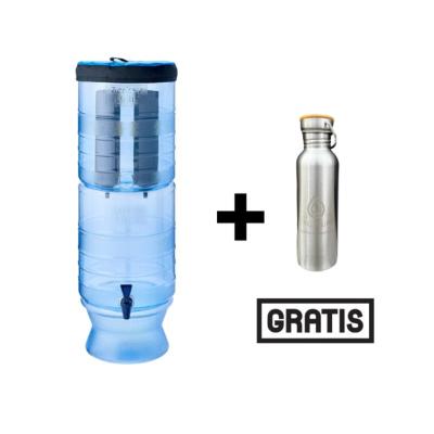 Berkey® light™ 10.4 L - 2 filtres black berkey + gourde inox offerte