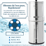 Crown berkey® 22.7 litres - 4 filtres Berkey