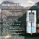 Fontaine à eau Monderma Big 8.5L - 2 cartouches Black filters